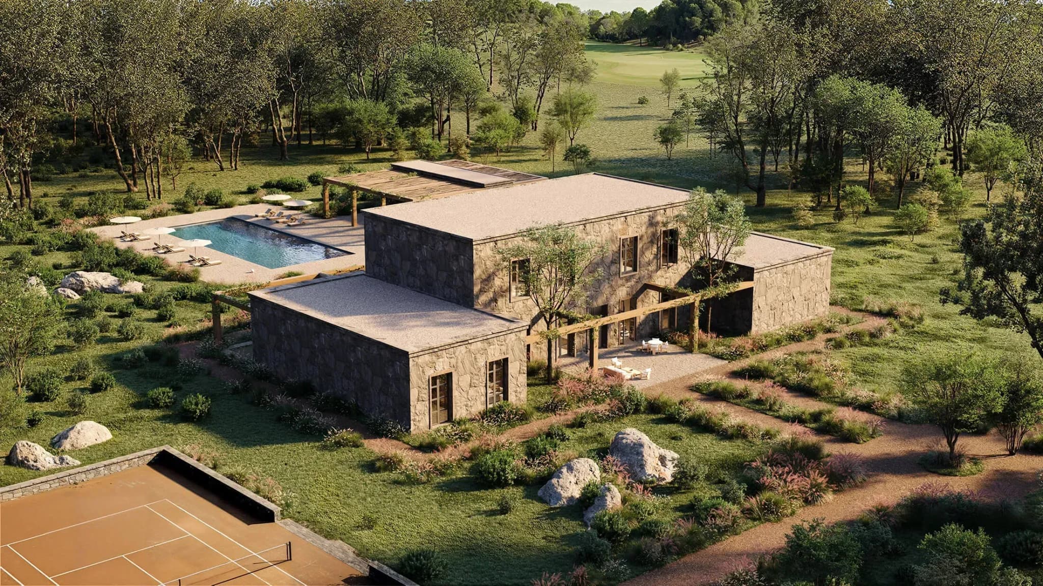 Farm House Estates inspired by traditional Uruguayan country residences