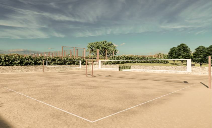 Quadra de Areia (Beach Tennis e Beach Volley)